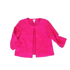 Chicos Size 1 Lightweight 3/4 Sleeve Jacket